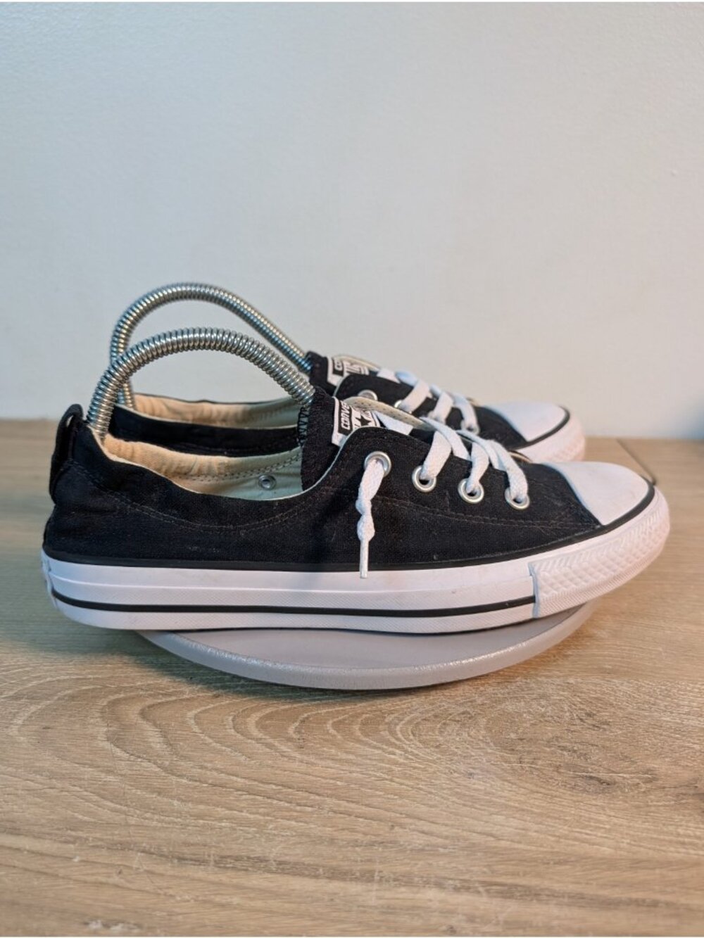 Converse Chuck Taylor All Star Shoreline Slip On Sneakers Women’s 9 Black - Picture 4 of 10